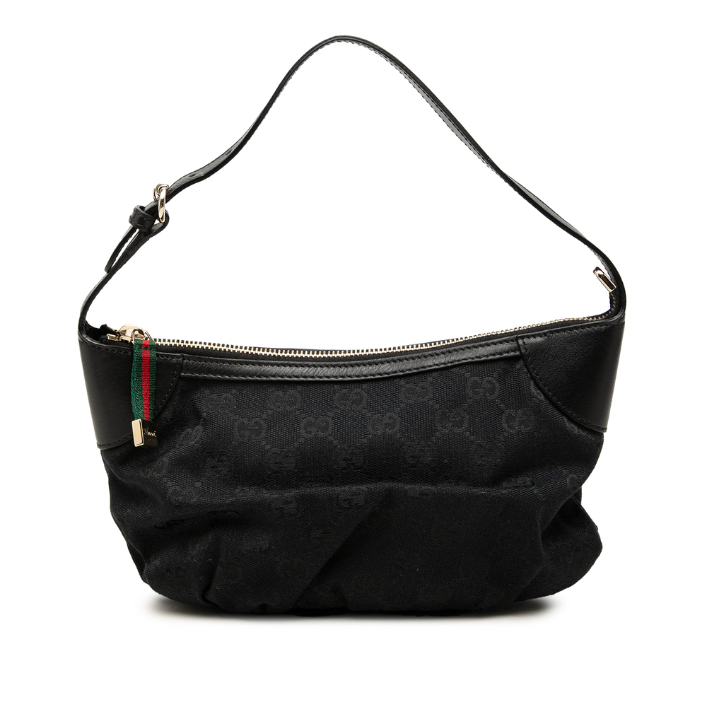Pre-Loved Gucci GG Canvas Web Handbag